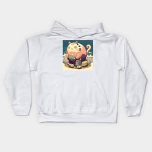 Chubby Catzilla Kids Hoodie